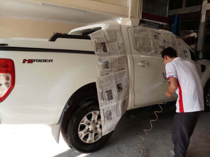 Sơn sửa ô tô tại Garage Bé